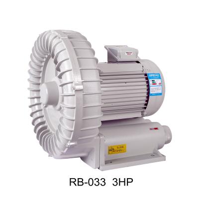 China Fan Blower 2200w Three Phase High Temperature Resistant Ring Blower Industrial Vacuum Turbine For Textile Fiber Collections for sale