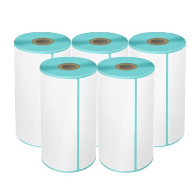 China Durable Heat Sensitive Self Adhesive Thermal Label 75x50mm 120 Sheets/Roll For Desktop Barcode Printer High Quality for sale