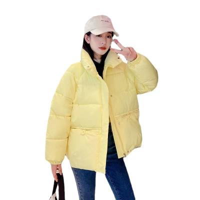 China New Winter Anti-wrinkle Solid Women's Coat Loose Short Women's Jacket Stand Collar Down Plus Size Women Wear for sale