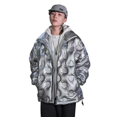 China Anti-wrinkle Shiny Down Coat Winter New Solid Men's Jacket Plus Size Men's Jacket for sale