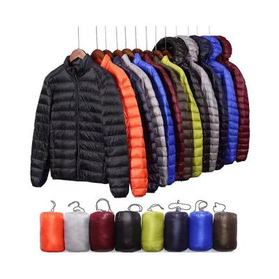 China wholesale Anti-wrinkle factory low price cotton padded clothes custom logo warm outdoor hooded winter puff filled down jacket men's jacket for sale