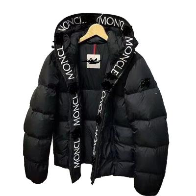 China new Anti-wrinkle winter down jacket men's puffy hoodie thickened bubble jacket for sale