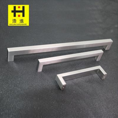 China Modern Furniture Stainless Steel Sideboard Chrome Handles Modern Square Handle for sale