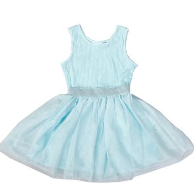 China Wholesale branded girls summer sleeveless kids clothes running dress spell dress 3-12 years old for sale