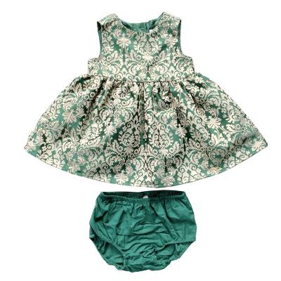 China Wholesale Branded Babies Sleeveless Summer Kids Clothes Lots Dress Dress Running Dress 3M-5T for sale