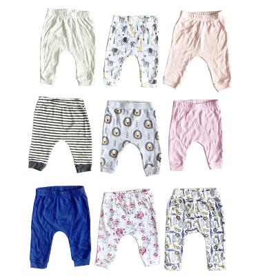 China Wholesale Cotton Blend Newborn Baby Boy 100% Newborn Infant Girls Overflow Clothes Pants for sale