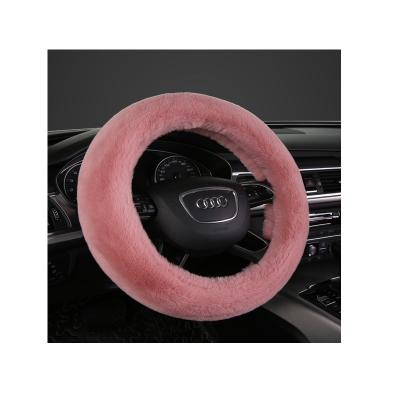 China Luxury Fluffy Steering Girls Cameo Steering Wheel Cover Soft Touch Business Hubcap/Factory Luxury Hot Whole Sale for sale