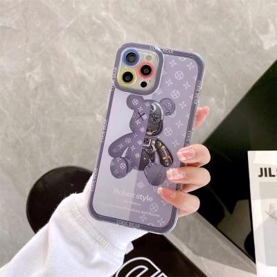 China Factory Outlet Luxury Shockproof Soft Tpu Brand Sublimation Printing Mobile Phone Case For iPhone 13 12 Pro Max for sale