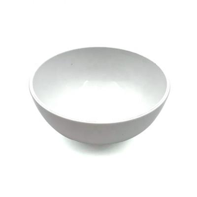 China Sustainable Custom Logo Natural Eco Friendly Reusable Fruit Snacks PLA Material Biodegradable White Round Bowl for sale