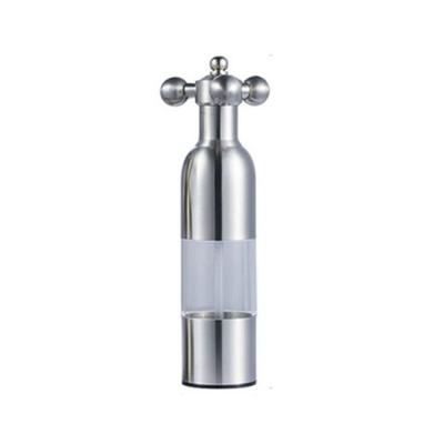 China Colorful Faucet Sustainable Shape Kitchen Tools Manual Stainless Steel Salt And Pepper Shaker Pepper Grinder for sale