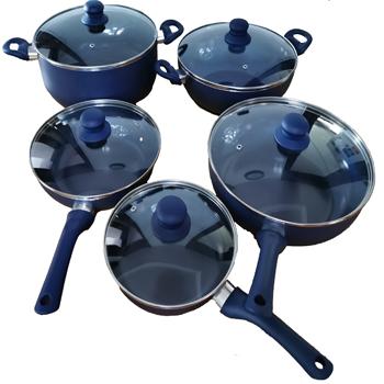 China Non Sustainable Aluminum Stick 3003 Cookware Set With Lowest Price for sale