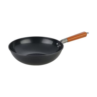 China Sustainable multifunctional wholesale wooden cooking pin wok pan for wholesales for sale