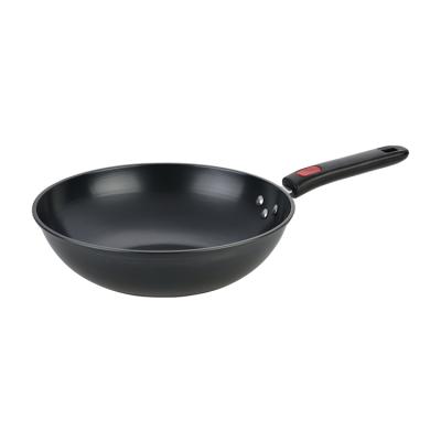 China Sustainable New Design Wooden Pin Kitchen Wok Pan With Great Price for sale