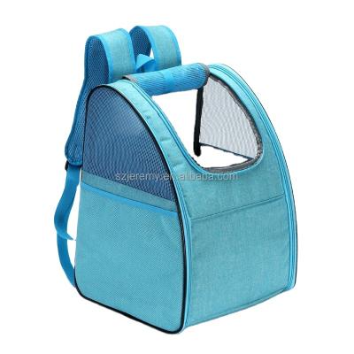 China Others Custom Waterproof Breathable Oxford Pet Backpack Pet Carrier Purse Portable Outdoor Bag For Small Dogs Cats With Large Capacity for sale