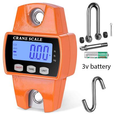 China Household Weighing Xushen Crane Scale 50/150/300kg Digital High Accurate Industrial Electronic Scale BalanceWith LCD Display Heavy Duty Hanging Hook 3*AAA for sale