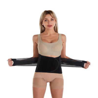 China Xushen colombianas antibacterial fajas postpartum post surgery shapewear 3 in postpartum women 1 recovery belly wrap waist trainer belt for sale