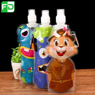 China Viable Collapsible Water Bottle China Factory Coke Flask Shaped Plastic Water Bottle Bottles for sale