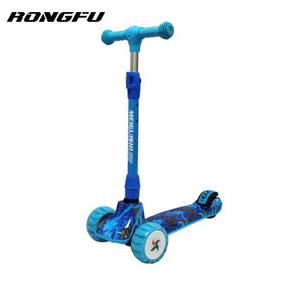 China Wide Wheel Child Scooter PP Material Children's Scooter Child 3 In 1 Scooter for sale