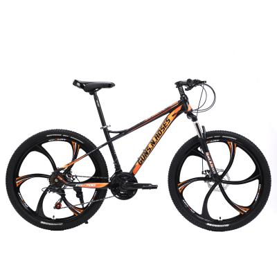 China Popular wholesale steel bicycle 26 inch good quality sport mtb disc brake mountain bike double speed 26 21 for sale