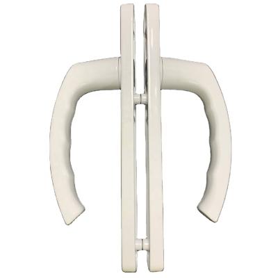 China Modern PVC Door Pull Handle Luxury White Color Wave Handle for sale