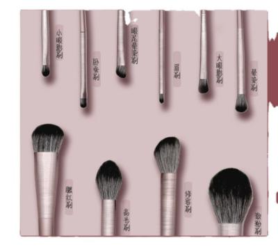 China Angular Blush Fine Quality Cosmetics Beauty Brushes for sale