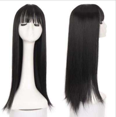 China Silky Straight Wave Good Quality High End Two Colors Can Be Choosed Long Silky Straight Hair Wigs for sale