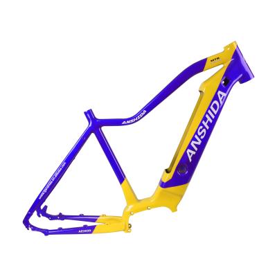 China Colorful Electric Bike Aluminum Alloy Ebike Frame For DIY 26