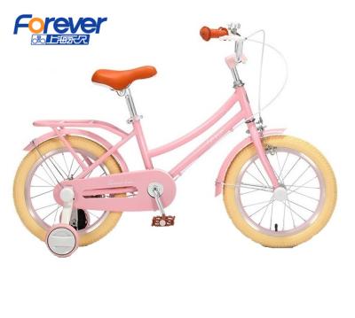 China New Original Steel Forever 16 Inch Kids Bike Single Speed ​​Bicycle For Kids 15 Years Old Bike Kids for sale