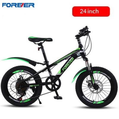 China Factory price cheap brand forever steel 24 inch kids mountain bike 21 speed carbon steel mtb bikes for sale