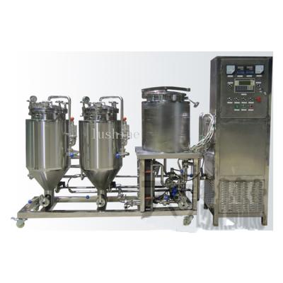 China Hotels Beer Pasteurization Equipment Nano Beer Brewery Equipment for sale