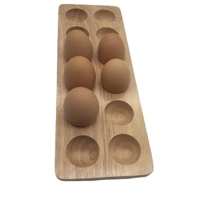 China China Profession China Wooden Egg Rack Kitchen Wooden Egg Tray for sale