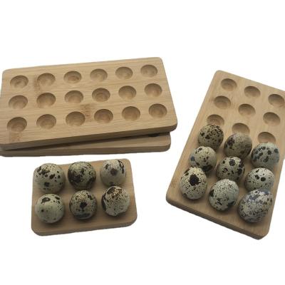 China Europe Kitchenware Wooden Packaging Quail Egg Quail Egg Tray for sale