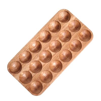 China Europe 12 Small Quail Eggs Packaging Wooden Quail Egg Tray For Sale for sale