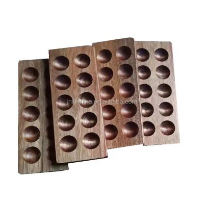 China Rustic wooden egg rack from Europe for 10 eggs for sale