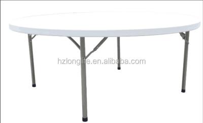 China Outdoor Plastic Round Folding Table 160cm Table for sale