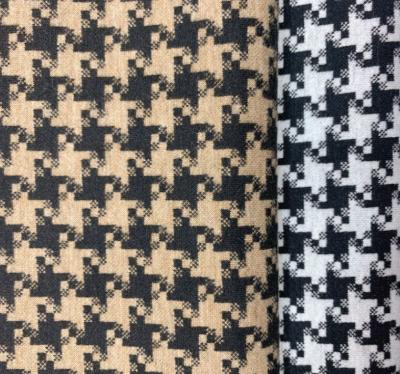 China New Breathable Fashion British Houndstooth Woven Jacquard Fabric Men's and Women's Suit Yarn-Dyed British Style Fabric Direct Supply Breathable for sale