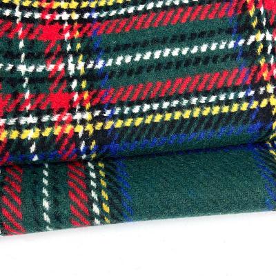 China British style Shrink-resistant fashion autumn and winter yarn-dyed plaid woolen fabric for school uniforms skirt for sale