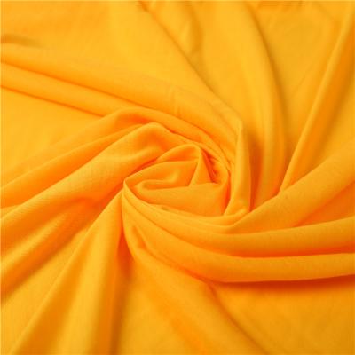 China QUICK-DRY Manufacturers spot 140gsm polyester solid color sweat-absorbing quick-drying knitted jersey fabric for sale