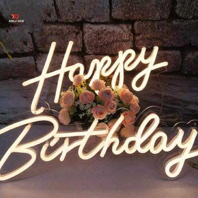 China Creative decoration lamp buildings birthday home sign led lighting neon lamp for party for sale