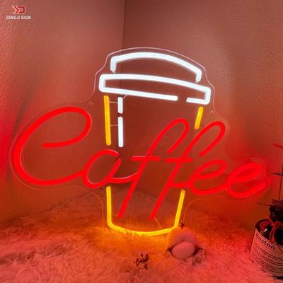 China Custom 3d Buildings Neon Sign 12v Acrylic Cafe Led Neon Sign Letters Led Acrylic Neon Sign Rope Light for sale