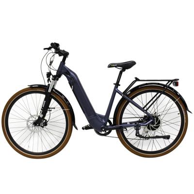 China Hot sale aluminum alloy women road ebike women electric bicycle 36v hidden 250w lithium battery with 28 inch city lady enduro bafang ebike motor for sale