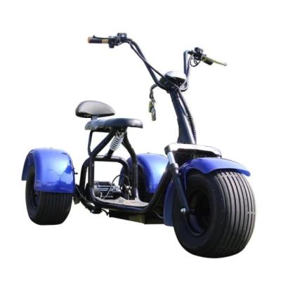 China 2020 New Design 1500W 3 Steel Wheel Electric Scooter With Big Tire Powerful E-scooter For Adult for sale