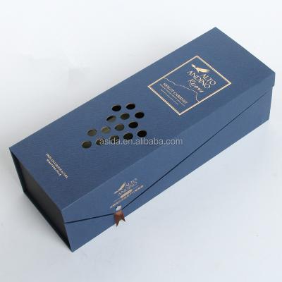 China Recyclable Luxury Cardboard Wine Bottle Package Box , Wholesale Wine Boxes , Packaging Boxes for sale