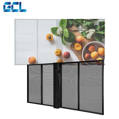 China Indoor Light And Thin Indoor LED Screen P3.9-7.8 LED Display Screen Transparent Poster for sale