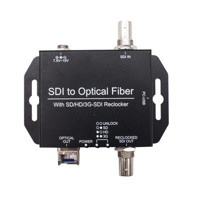 China Black Telecommunication 3G-SDI to Optical Fiber Video Converter Transmitter for Video for sale