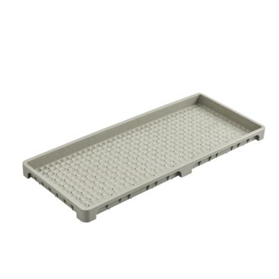 China Outdoor - 600 x 300 pp plastic trays raising plant seed nursery plastic tray for rice sowing for sale