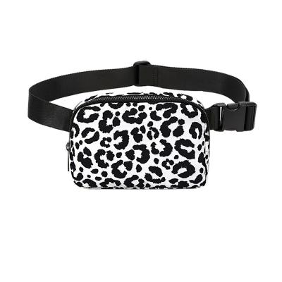 China Best Selling Water Proof Women Leopard Sports Outdoor Waist Bag Chest Bag Waterproof Nylon Travel Cross - Body Bag for sale