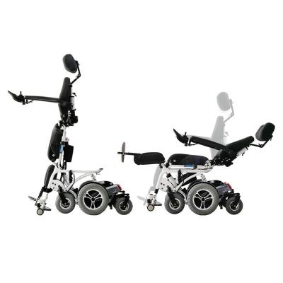 China Power Stand Up & Power Raising Legrest & Power Recline Draco Aluminum Alloy Stand Up Wheelchair Power Recline And Work Out Functions for sale