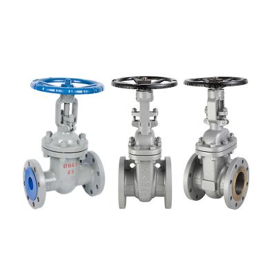 China DN40-DN800 medium-sized heavy-duty high temperature high pressure cast steel handwheel flanged gate valve for sale