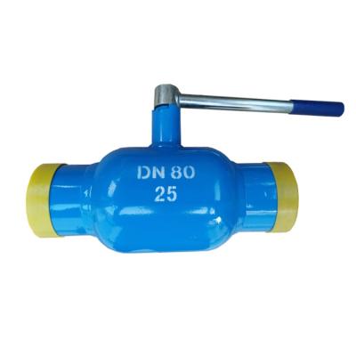 China Hot sale hand lever/gear actuated DN15~DN250 carbon steel plastic sealing welded ball valve for sale